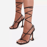 "Show Me The Ropes" Square Toe Heels yourstylebyd.myshopify.com