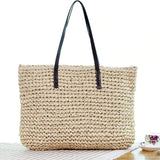 "Beach Please!" Hand Woven Beach Bag yourstylebyd.myshopify.com