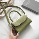 Small Faux Croc Bag yourstylebyd.myshopify.com